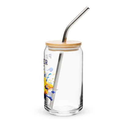 Can-shaped glass