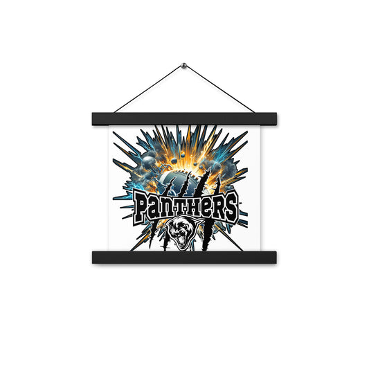 Poster with hangers