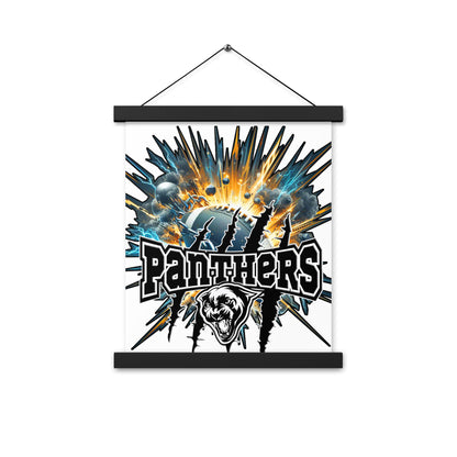 Poster with hangers
